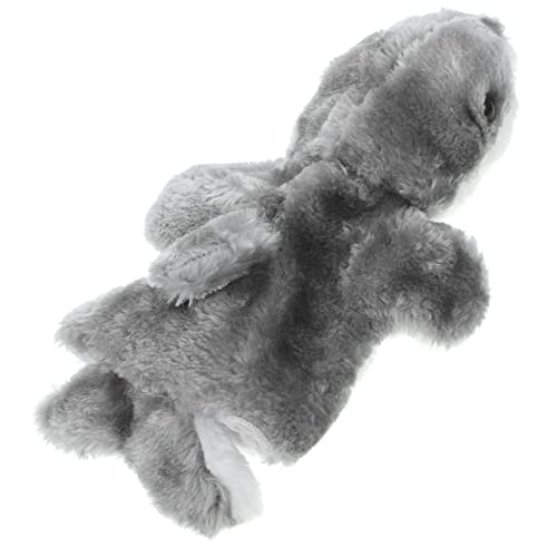 Kisangel Graue Handpuppe Interaktives Rollenspiel Für Plüsch Tierhandpuppe Für Kreative Geschichtenerzählung Und Pädagogisches Für Eltern Junge Mädchen Interaktion von Kisangel