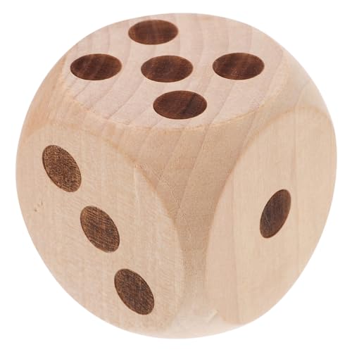 Kisangel Großer Holzwürfel für Spielzubehör für Würfelspiele Lernen und Spaß aus Natürlichem Holz für Mathe Spiele und Familienunterhaltung Sicher und Stabil Kisangel Großer Holzwürfel für Spielzubehör für Würfelspiele Lernen und Spaß aus Natürlichem Holz für Mathe Spiele und Familienunterhaltung Sicher und Stabil von Kisangel
