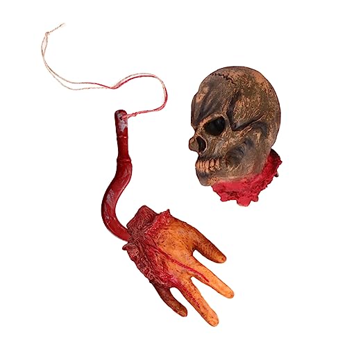 Kisangel Gruselige Deko Für Halloween Broken Hand Und Broken Foot Requisiten Für Gespensterhaus Für Schaurige Partys Und Gruselige Fensterdekoration Teilig Realistisch von Kisangel