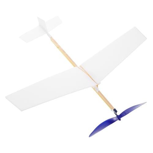 Kisangel Gummibandbetriebenes DIY Schaumstoffflugzeug Modellbau Kit für Erwachsene Kreatives Bastelspielzeug Motorik und Spaß ohne Batterien Erforderlich Kisangel Gummibandbetriebenes DIY Schaumstoffflugzeug Modellbau Kit für Erwachsene Kreatives Bastelspielzeug Motorik und Spaß ohne Batterien Erforderlich von Kisangel