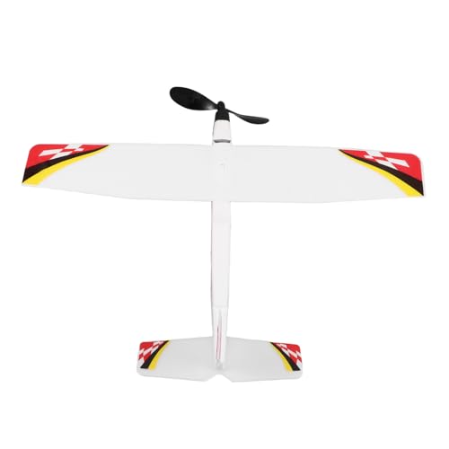 Kisangel Gummibandmotor Flugzeug Modell Segelflugzeug aus Schaumstoff und Balsaholz für Stem Lernspielzeug Outdoor Flugspaß von Kisangel