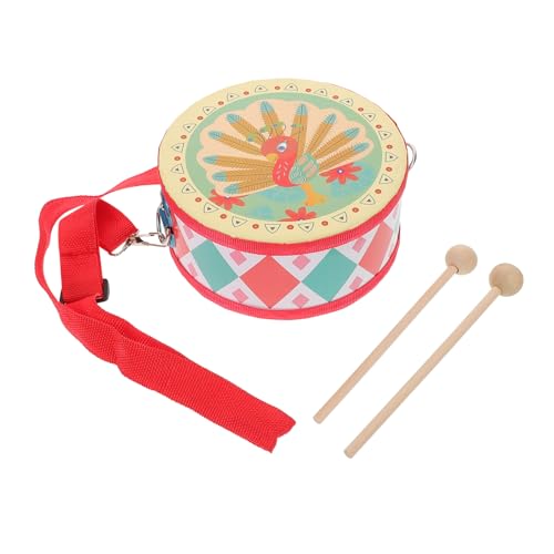 Kisangel Gurttrommel Für Den Kindergarten Doppelseitige Handtrommel Rhythmus Schlaginstrumente Musikspielzeug Für Kleinkinder Pfau Kisangel Gurttrommel Für Den Kindergarten Doppelseitige Handtrommel Rhythmus Schlaginstrumente Musikspielzeug Für Kleinkinder Pfau von Kisangel