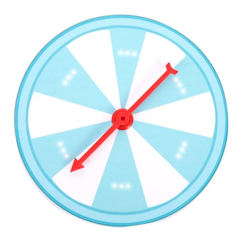 Kisangel Hängendes Wiederverwendbares Drehbares Preisrad aus Praktisches Party Spiel Zubehör Kompakt Leicht Wandmontierbar für Gewinnspiele und Feste von Kisangel