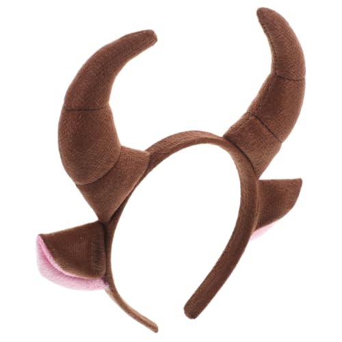 Kisangel Halloween Bull Horn Stirnband Leichtes Bequemes Ox Horn Haarreif Für Cosplay Maskerade Party und Kostümzubehör Kisangel Halloween Bull Horn Stirnband Leichtes Bequemes Ox Horn Haarreif Für Cosplay Maskerade Party und Kostümzubehör von Kisangel