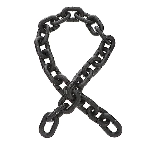 Kisangel Halloween Dekokette aus Kunststoff Lange Freigestaltbare Fake Chain für Halloween Party und Gruseldekoration Robustes und Realistisches für Cosplay und Späße Kisangel Halloween Dekokette aus Kunststoff Lange Freigestaltbare Fake Chain für Halloween Party und Gruseldekoration Robustes und Realistisches für Cosplay und Späße von Kisangel
