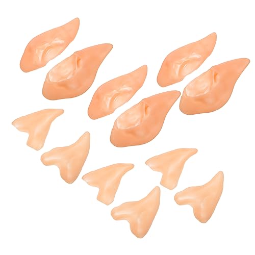 Kisangel Halloween Elfenohren Realistische Fake Ears für Kostümpartys und Cosplay Hautfreundliches Material von Kisangel