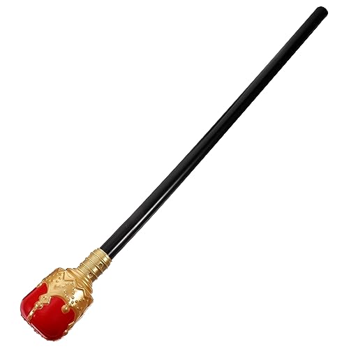 Kisangel Halloween Gehstock Requisiten für Kostüme Wiederverwendbare Monarchen Wand für Cosplay und Karneval für Halloween Feiern und Mottopartys Kisangel Halloween Gehstock Requisiten für Kostüme Wiederverwendbare Monarchen Wand für Cosplay und Karneval für Halloween Feiern und Mottopartys von Kisangel