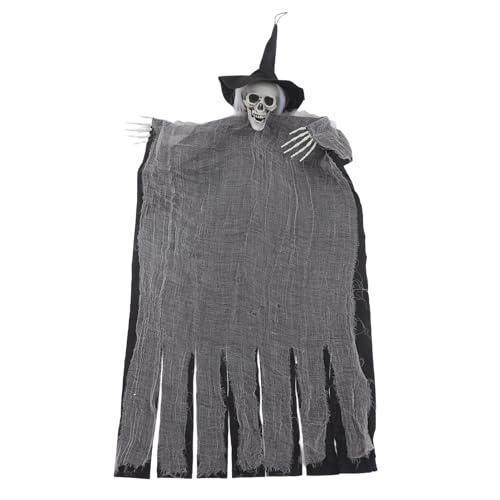 Kisangel Halloween-Geist Zum Aufhängen: Grauer Geist Für Halloween-Dekorationen Im Freien, Vorgarten, Veranda, Terrasse, Gruselige Dekoration Kisangel Halloween-Geist Zum Aufhängen: Grauer Geist Für Halloween-Dekorationen Im Freien, Vorgarten, Veranda, Terrasse, Gruselige Dekoration von Kisangel