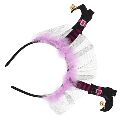 Kisangel Halloween Hexenfuß Haarband Einzigartige Haardekoration für Halloween Leicht Wiederverwendbar Passend für Haartypen für Kostümpartys und Feiern Kisangel Halloween Hexenfuß Haarband Einzigartige Haardekoration für Halloween Leicht Wiederverwendbar Passend für Haartypen für Kostümpartys und Feiern von Kisangel
