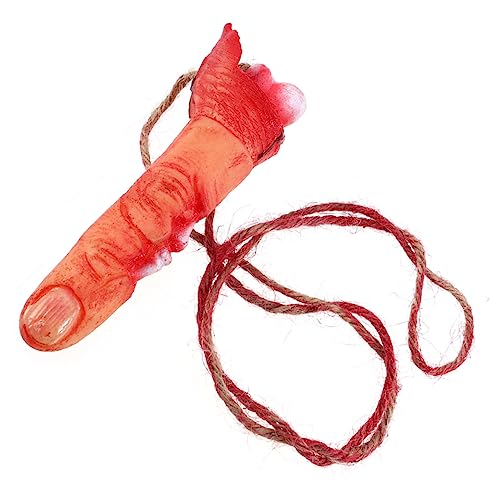 Kisangel Halloween Horror Requisit Abgetrennte Gebrochene Finger Deko mit Aufhängeseil Für Party Cosplay Haunted House Zubehör Kisangel Halloween Horror Requisit Abgetrennte Gebrochene Finger Deko mit Aufhängeseil Für Party Cosplay Haunted House Zubehör von Kisangel