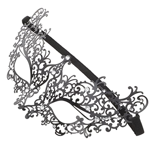 Kisangel Halloween Metallmaske für Kostüm und Cosplay Events Halbseitige Gesichtsmaske für Partys Geeignet für Erwachsene für Halloween und Rollenspielveranstaltungen Kisangel Halloween Metallmaske für Kostüm und Cosplay Events Halbseitige Gesichtsmaske für Partys Geeignet für Erwachsene für Halloween und Rollenspielveranstaltungen von Kisangel