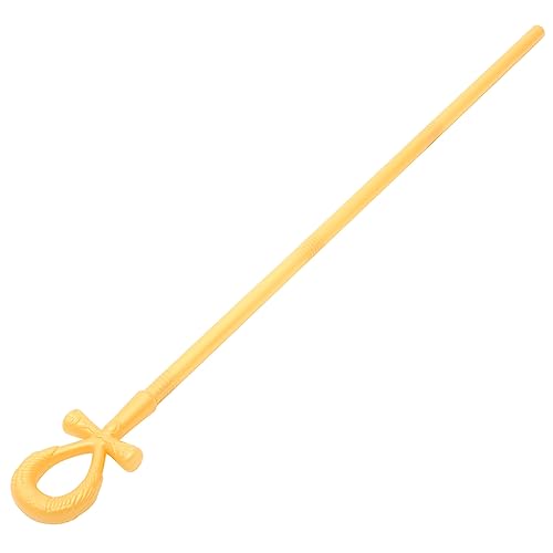 Kisangel Halloween Pharaoh Scepter Cane Ägyptisches Kostümzubehör für Maskenball und Cosplay Leicht und Tragbar für Halloween Dekoration und Festlichkeiten Kisangel Halloween Pharaoh Scepter Cane Ägyptisches Kostümzubehör für Maskenball und Cosplay Leicht und Tragbar für Halloween Dekoration und Festlichkeiten von Kisangel