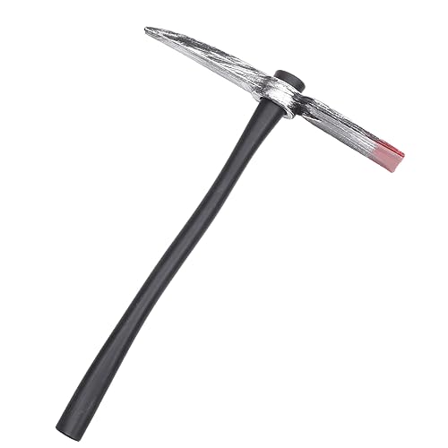Kisangel Halloween Pickaxe Requisite Realistische Kunststoffpickaxe für Kostümpartys Halloween Dekoration und Fotorequisiten Sicher und Langlebig für Cosplay und Events Kisangel Halloween Pickaxe Requisite Realistische Kunststoffpickaxe für Kostümpartys Halloween Dekoration und Fotorequisiten Sicher und Langlebig für Cosplay und Events von Kisangel
