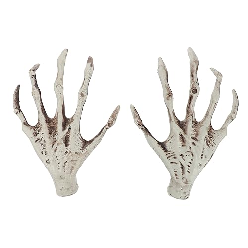 Kisangel Halloween Skelett Hände Deko Gruselige Hand Requisiten für Halloween für Spukhaus und Horrorpartys Leicht und Pflegeleicht Hochwertige Materialqualität Kisangel Halloween Skelett Hände Deko Gruselige Hand Requisiten für Halloween für Spukhaus und Horrorpartys Leicht und Pflegeleicht Hochwertige Materialqualität von Kisangel