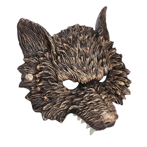 Kisangel Halloween Wolf Maske Realistische Werwolf Maske für Kostümparty Halloween Dekoration Sicher und Bequem zu Tragen für Karneval und Maskeraden Kisangel Halloween Wolf Maske Realistische Werwolf Maske für Kostümparty Halloween Dekoration Sicher und Bequem zu Tragen für Karneval und Maskeraden von Kisangel