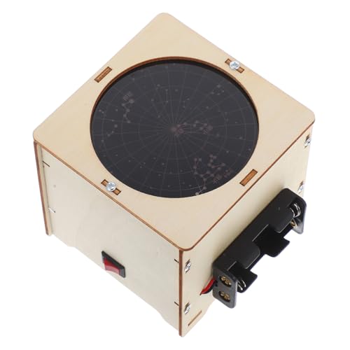 Kisangel Handgefertigter DIY Holz Sternprojektor Wissenschaftliches Experiment Sternenhimmel Nachtlicht für Schlafzimmer Atmosphäre Kreative Bastelarbeit von Kisangel