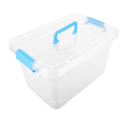Kisangel Handgeführte Sandkiste mit Deckel Sandbox für Multifunktionale Aufbewahrungsbox für Sandspielzeug Robustes Design für Outdoor Spielaktivitäten Transparentes Material für Einfache Kisangel Handgeführte Sandkiste mit Deckel Sandbox für Multifunktionale Aufbewahrungsbox für Sandspielzeug Robustes Design für Outdoor Spielaktivitäten Transparentes Material für Einfache von Kisangel