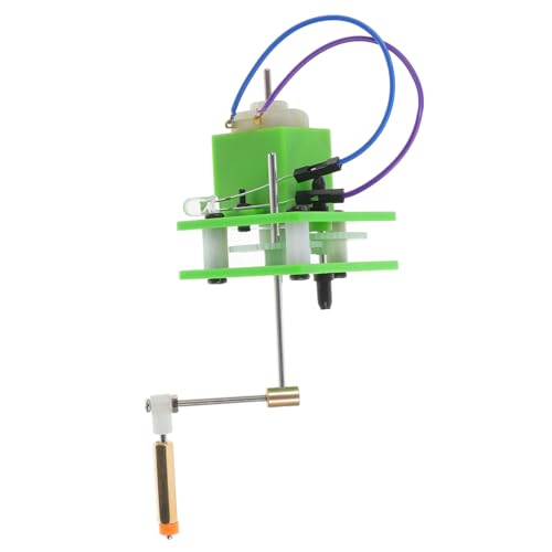 Kisangel Handgenerator Für DIY Wissenschafts Experimentierkasten Für Kreative Bastelprojekte Pädagogisches Handwerksspielzeug Technikverständnis von Kisangel