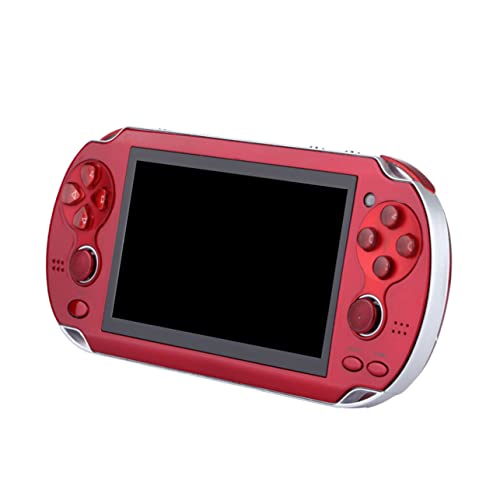 Kisangel Handheld-Spiele Konsole Spielkonsole Multimedia-Player rot von Kisangel