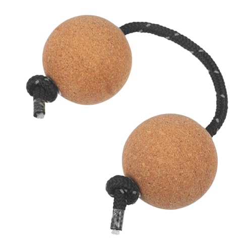 Kisangel Handpercussion Rhythmus Ball Shaker Afrikanisches Musikinstrument mit Doppelbällen für Erwachsene Robust Tragbar für Anfänger und Musikspiele von Kisangel