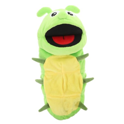 Kisangel Handpuppe Interaktive Plüschfigur für Beweglicher Mund Fördert Fantasie und Kommunikation Perfektes für Eltern Spiele von Kisangel