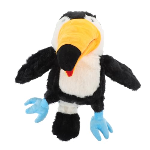 Kisangel Handpuppe Vogel Plush Interaktive Cartoon Marionette Für Rollenspiele Und Geschichtenerzählen Für Kindergarten Hause Aus Weichem Baumwollmaterial von Kisangel