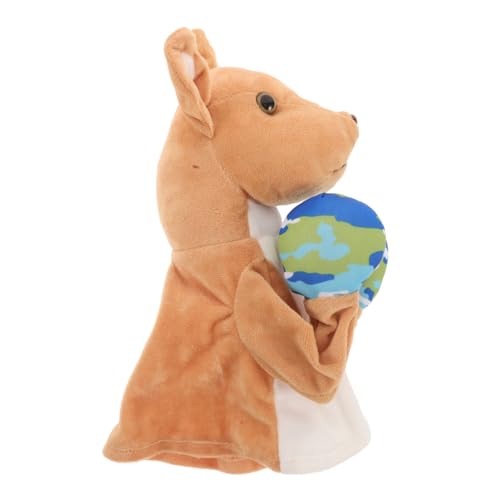 Kisangel Handpuppen Für Känguru Handpuppe Handpuppen Für Erwachsene Boxspielzeug Puppenbühne Tierhandpuppe Tierpuppen Puppentheater Für Khaki Kunststoff von Kisangel