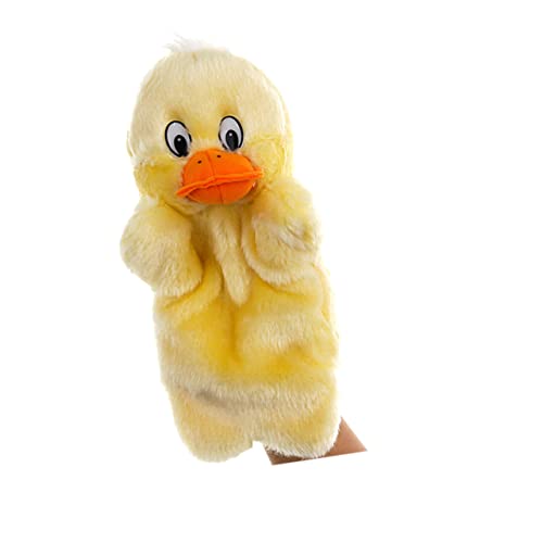 Kisangel Handpuppen für Niedliche Gelbe Ente Interaktive Rollenspiel Requisite für Geschichtenerzählen und Eltern Junge Mädchen Interaktion Weiche Plüschfigur Sicher und Bequem von Kisangel