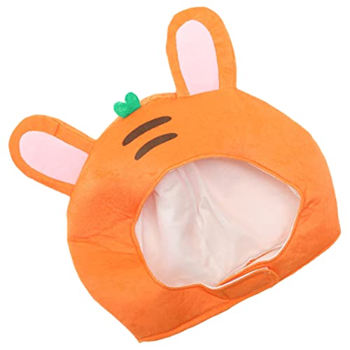 Kisangel Hasenohren Kostümhut mit Karotten Design Verstellbar für Erwachsene für Ostern Karneval und Cosplay Events Süßes Accessoire für Besondere Anlässe von Kisangel