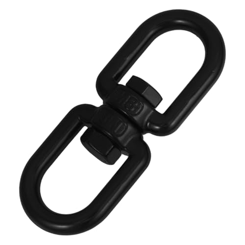Kisangel Heavy Duty Edelstahl Drehwirbel Haken Doppelösen für Schaukel Hängesessel Baum Schaukelzubehör Robustes Rotierendes Verbindungselement für Sanfte Bewegung Schwarz Kisangel Heavy Duty Edelstahl Drehwirbel Haken Doppelösen für Schaukel Hängesessel Baum Schaukelzubehör Robustes Rotierendes Verbindungselement für Sanfte Bewegung Schwarz von Kisangel