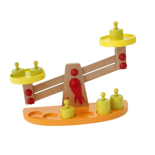 Kisangel Holz Balancewaage für Montessori Lernspielzeug Ab Jahren Pädagogische zum Zählen und Gleichgewicht Verstehen Robustes Holzmaterial Sicher und Langlebig Kisangel Holz Balancewaage für Montessori Lernspielzeug Ab Jahren Pädagogische zum Zählen und Gleichgewicht Verstehen Robustes Holzmaterial Sicher und Langlebig von Kisangel