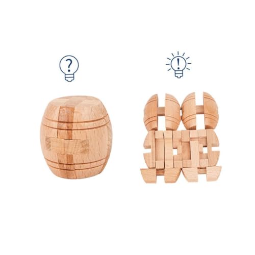 Kisangel Holz Denkspiel Puzzle Gehirntraining Intelligentes Holzspielzeug Holzfass Design Pädagogisches Knobelspiel für Familien und Freunde Kisangel Holz Denkspiel Puzzle Gehirntraining Intelligentes Holzspielzeug Holzfass Design Pädagogisches Knobelspiel für Familien und Freunde von Kisangel