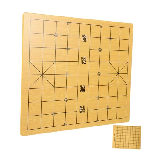 Kisangel Holz Doppeltes Gobang Schachbrett Glatt Poliertes Leichtes Schachbrett für Gobang und Chinesisches Schach Kompaktes Design Einfach Tragbar und Langlebig von Kisangel