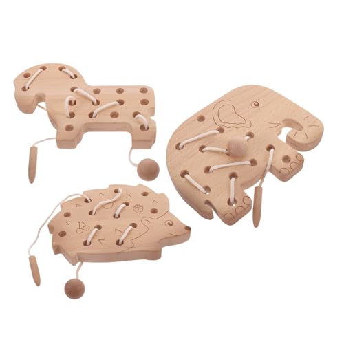 Kisangel Holz Fädelspiel Tierform Pädagogisches Motorikspielzeug für Kleinkinder Ab Jahr mit Abgerundeten Kanten Hand Auge Koordination und Kognitivem Lernen Kisangel Holz Fädelspiel Tierform Pädagogisches Motorikspielzeug für Kleinkinder Ab Jahr mit Abgerundeten Kanten Hand Auge Koordination und Kognitivem Lernen von Kisangel