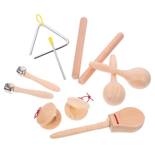 Kisangel Holz Percussion Instrumente für Teiliges Rhythmisches Musikinstrument Fördert Kreativität Hand Auge Koordination Musikalische Früherziehung Geeignet für Jungen und Mädchen Kisangel Holz Percussion Instrumente für Teiliges Rhythmisches Musikinstrument Fördert Kreativität Hand Auge Koordination Musikalische Früherziehung Geeignet für Jungen und Mädchen von Kisangel