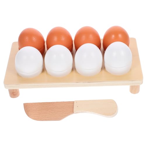 Kisangel Holz Schneidespielzeug für Realistischen Hühner und Enteneiern Buntes Lernspielzeug Feinmotorik und Farberkennung Kindgerechte zum Sicheren Schneiden Kisangel Holz Schneidespielzeug für Realistischen Hühner und Enteneiern Buntes Lernspielzeug Feinmotorik und Farberkennung Kindgerechte zum Sicheren Schneiden von Kisangel