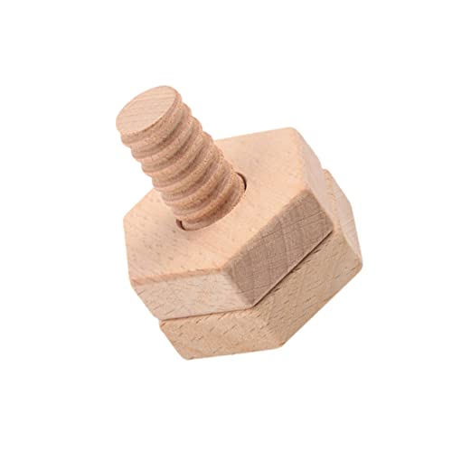 Kisangel Holz Schraubenspielzeug Für Pädagogisches Matching Für Frühes Lernen Geometrische Formen DIY Bastelspielzeug Aus Holz Für Kleinkinder Teile Kisangel Holz Schraubenspielzeug Für Pädagogisches Matching Für Frühes Lernen Geometrische Formen DIY Bastelspielzeug Aus Holz Für Kleinkinder Teile von Kisangel