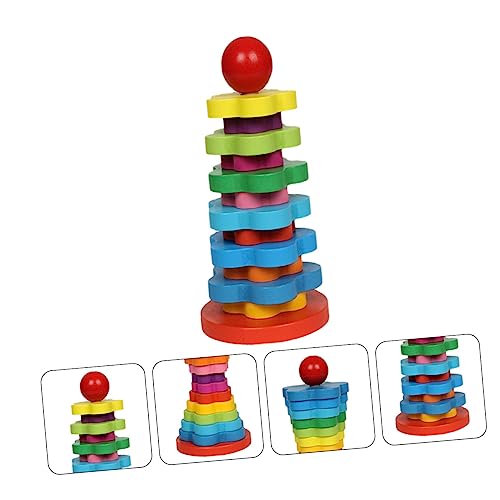 Kisangel Holz Stapelturm Montessori Pädagogisches Regenbogen Bauklötze für Kreatives Balancespiel zur Feinmotorik und Kognitiver Entwicklung Kisangel Holz Stapelturm Montessori Pädagogisches Regenbogen Bauklötze für Kreatives Balancespiel zur Feinmotorik und Kognitiver Entwicklung von Kisangel