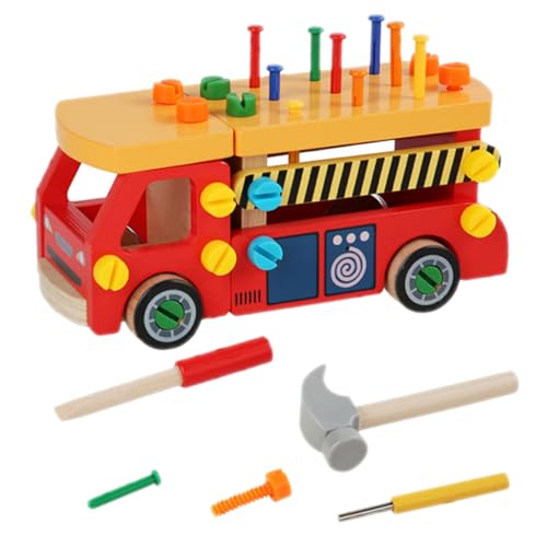 Kisangel Holz Werkzeugkoffer Set mit Schrauben und Muttern Pädagogisches Lernspielzeug zur Feinmotorik und Hand Auge Koordination Stabiles Holz Sicher für Jungen und Mädchen Kisangel Holz Werkzeugkoffer Set mit Schrauben und Muttern Pädagogisches Lernspielzeug zur Feinmotorik und Hand Auge Koordination Stabiles Holz Sicher für Jungen und Mädchen von Kisangel