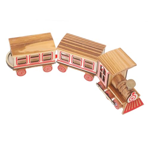 Kisangel Holz Zug Modell Realistisches Zugdekor für Wohnkultur und Tischdekoration Langlebig aus Holz Fördert Kreativität und Praktische Fähigkeiten Kisangel Holz Zug Modell Realistisches Zugdekor für Wohnkultur und Tischdekoration Langlebig aus Holz Fördert Kreativität und Praktische Fähigkeiten von Kisangel