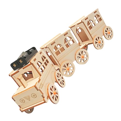 Kisangel Holz Zugspielzeug Set DIY Unlackiertes Modell für Kompatibel mit Verschiedenen Gleissystemen aus Hochwertigem Holz für Kreatives Basteln und Lernen Kisangel Holz Zugspielzeug Set DIY Unlackiertes Modell für Kompatibel mit Verschiedenen Gleissystemen aus Hochwertigem Holz für Kreatives Basteln und Lernen von Kisangel