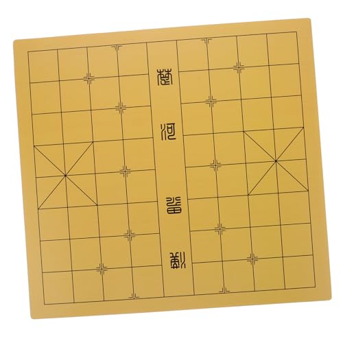 Kisangel Holz doppelseitiges Schach Gobang Brett Go Seite Chinesisches Schachbrett Praktisches Leichtes Spielbrett für Zuhause und Unterwegs von Kisangel