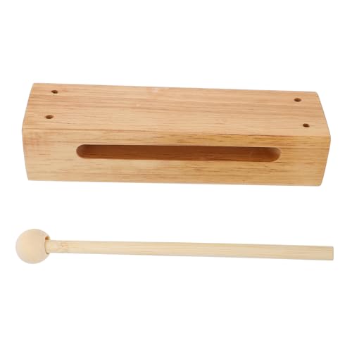 Kisangel Holzblock Musikinstrument Rhythmus Percussion Langlebig Sicher Kompakt für Musikalische Früherziehung und von Kisangel