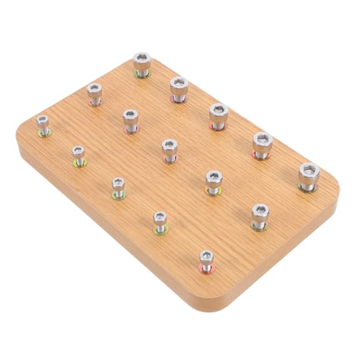 Kisangel Holzkartenbrett für Fingerrehabilitation Handaugenkoordinationstrainer für Effektives Fingertraining für Rehabilitationszentren und Ergotherapie Kisangel Holzkartenbrett für Fingerrehabilitation Handaugenkoordinationstrainer für Effektives Fingertraining für Rehabilitationszentren und Ergotherapie von Kisangel