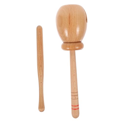 Kisangel Holzklangblock Schlaginstrument mit Schlägel Pädagogisches Musikinstrument für Langlebig Leicht und Sicher für Musikspielzeug und Frühe Musikalische Kisangel Holzklangblock Schlaginstrument mit Schlägel Pädagogisches Musikinstrument für Langlebig Leicht und Sicher für Musikspielzeug und Frühe Musikalische von Kisangel