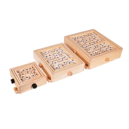 Kisangel Holzperlen Labyrinthspielzeug für Pädagogisches Balancespiel für Jungen und Fördert Problemlösungsfähigkeiten aus Sicherem Holz für Geduldstraining und Stressfreies Kisangel Holzperlen Labyrinthspielzeug für Pädagogisches Balancespiel für Jungen und Fördert Problemlösungsfähigkeiten aus Sicherem Holz für Geduldstraining und Stressfreies von Kisangel