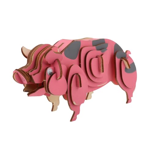 Kisangel Holzpuzzle Bausätze aus Holz Holzbausätze für Pädagogische Holzspielzeuge Tiersäge Puzzle 3D-Lernpuzzle DIY-Puzzle- Tierpuzzle zusammensetzen Rosa Kisangel Holzpuzzle Bausätze aus Holz Holzbausätze für Pädagogische Holzspielzeuge Tiersäge Puzzle 3D-Lernpuzzle DIY-Puzzle- Tierpuzzle zusammensetzen Rosa von Kisangel