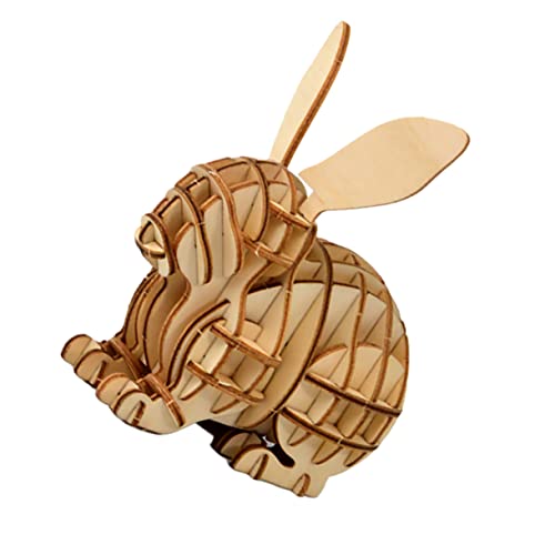 Kisangel Holzpuzzle Kaninchen Form Kreatives DIY Holzspielzeug für Handgefertigtes Modell Sicher und Glatt Poliert Fördert Hand Auge Koordination und Spielerisches Lernen Kisangel Holzpuzzle Kaninchen Form Kreatives DIY Holzspielzeug für Handgefertigtes Modell Sicher und Glatt Poliert Fördert Hand Auge Koordination und Spielerisches Lernen von Kisangel