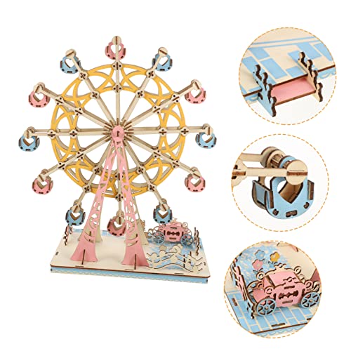 Kisangel Holzpuzzle Riesenrad Bausatz DIY Holzmodell Bausatz für Erwachsene Lernspielzeug Geschenkset Geduld Beobachtung Kreativität Kisangel Holzpuzzle Riesenrad Bausatz DIY Holzmodell Bausatz für Erwachsene Lernspielzeug Geschenkset Geduld Beobachtung Kreativität von Kisangel
