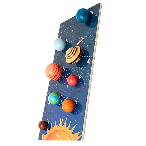 Kisangel Holzpuzzle Sonnensystem Holzspielzeug Planeten Lernspielzeug Montessori Frühe Bildung Motorische Fähigkeiten Fördern Vorschule Kisangel Holzpuzzle Sonnensystem Holzspielzeug Planeten Lernspielzeug Montessori Frühe Bildung Motorische Fähigkeiten Fördern Vorschule von Kisangel